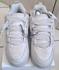Bershka Sneaker uomo grigie tinta unita con lacci taglia EU 40